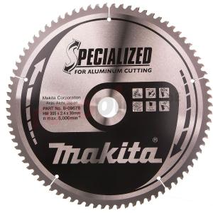 Пильный диск по алюминию Makita Specialized for Aluminum Cutting 305х2.4/1.8x30, 80T 5° отр.