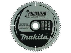 Пильный диск по ламинату Makita Specialized for Laminate Cutting 260х2.5/2.5x30, 84T 5°